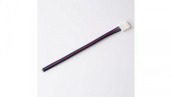 Złączka LED RGB 10mm jednostronna z przewodem