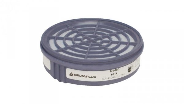 Zestaw 2 filtrów p2 do półmasek m6200 i m6100 - jupiter kolor biały TETE M6000P2R