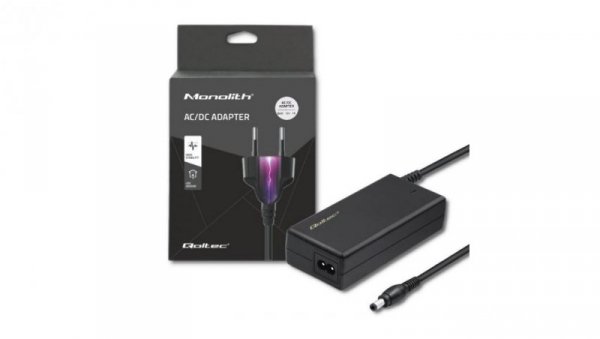 Qoltec Zasilacz desktopowy 84W 12V 7A 5.5*2.5 +kabel zasilający