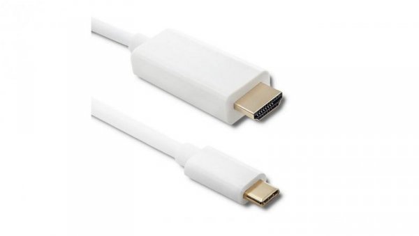 Qoltec Kabel USB 3.1 typ C męski/ HDMI A męski 4K Alternate mode 2m