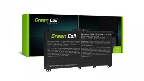 Bateria Green Cell HT03XL L11119-855 do HP 250 G7 G8 255 G7 G8 240 G7 G8 245 G7 G8 470 G7, HP 14 15 17, HP Pavilion 14 15