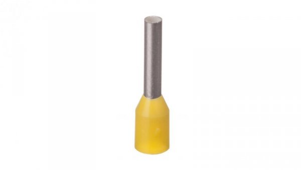 Końcówka tulejkowa izolowana TI 1mm2/8mm żółta cynowana TI1L8DE /100szt./