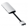 Satechi Dual USB-C Multimedia HUB - Ethernet / 2 xHDMI / 2xUSB 3.0 / USB-C(PD) / SD / microSD / Silver (srebrny)