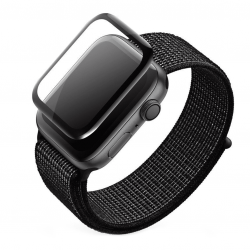 High Five 3D Black Full Glue Screen Protector - Szkło ochronne do zegarka Apple Watch 40mm
