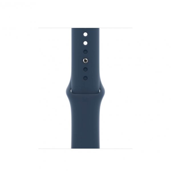 Apple Watch SE 40mm GPS Aluminium w kolorze srebrnym z paskiem sportowym w kolorze błękitnej toni