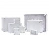 INDUSTRIAL Puszka hermetyczna n/t 198x163x80mm z 10 dławnicami IP55 szara 2711-02