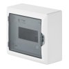 Rozdzielnica modułowa 1x8 n/t ECONOMIC BOX RN 1/8 drzwi transparentne (N+PE) IP40 2502-01