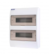 Rozdzielnica modułowa 2x12 natynkowa IP40 z klapką dymną, szyną N+PE S-24+SZYBKA+N+PE 800601 ENE-00354