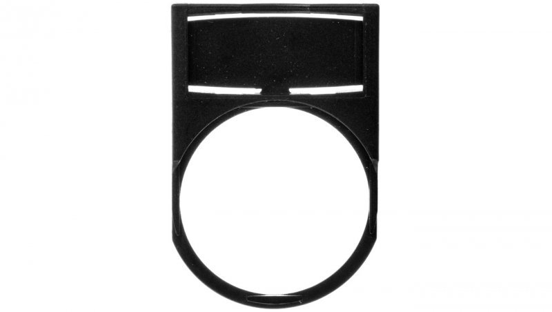 Szyld opisowy 45x30mm do etykiet 24,6x11,4mm czarny 22mm prostokątny 024315 /10 szt./