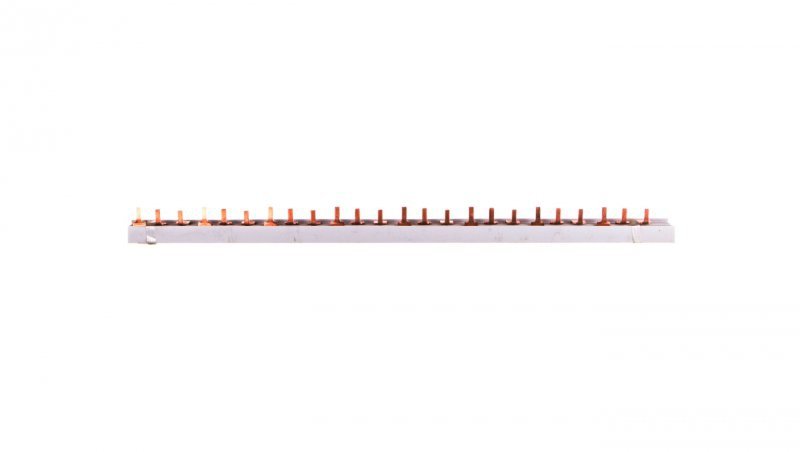 Szyna prądowa typu PIN 3P 16mm2 100A 24 piny, dzielona izolacja IZS16/3F/24/D 45.286