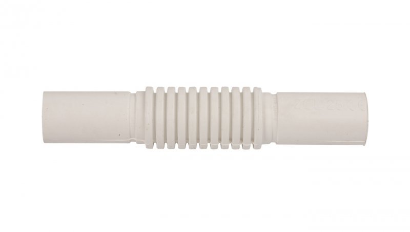 Złączka do rur elektroinstalacyjnych 28mm biała PVC ZCL 28 10121 /100szt./