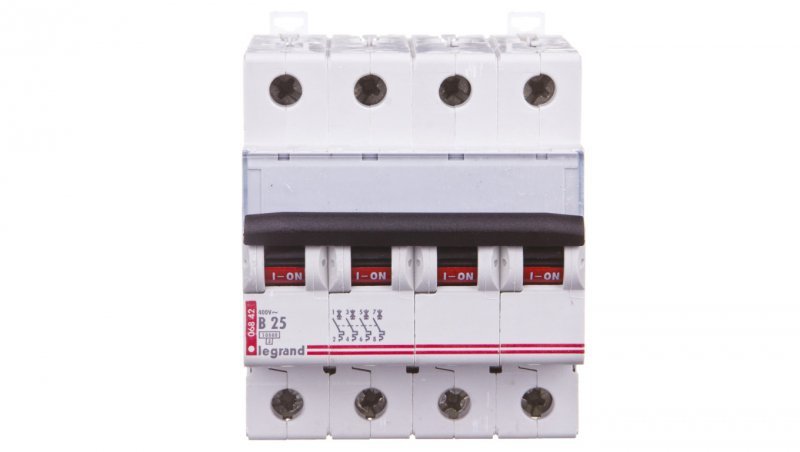 Wyłącznik nadprądowy 4P B 25A 10kA AC S314 TX3 404156