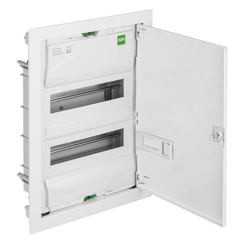 Rozdzielnica modułowa MSF RP 2x12 podtynkowa IK05 IP30 (PE+N) 2002-00