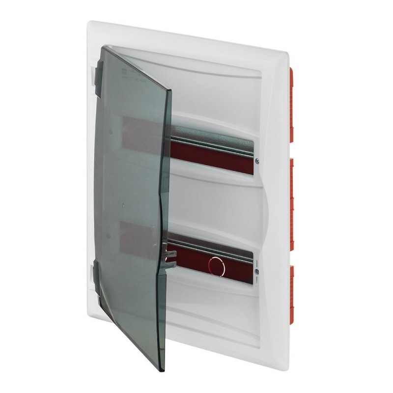 Rozdzielnica modułowa 2x12 p/t ECONOMIC BOX RP 2/24 drzwi transparentne (N+PE) IP40 2515-01