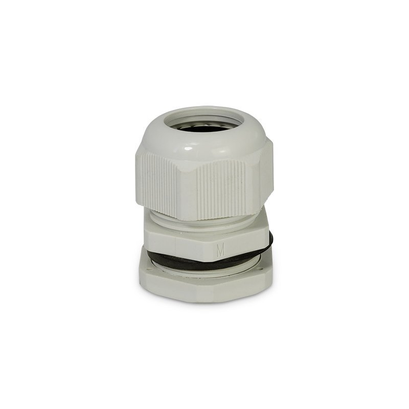 Dławnica kablowa fi 10-14mm M20 IP68 szara tworzywo 34.520