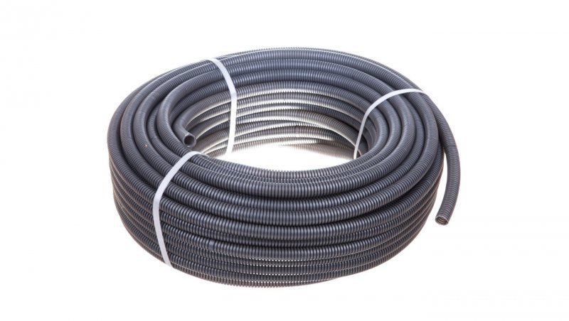 Rura karbowana PVC 320N fi18/13,5mm szara RKLS 18/13,5 10008 /50m/