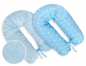 Poduszka ciążowa dwustronna Longer- Gwiazdki niebieskie