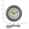 Zegar ścienny Nelson Silver 40 cm