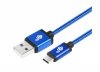 TB Kabel USB-USB C 2 m niebieski sznurek