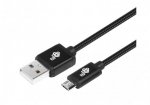 TB Kabel USB-Micro USB 2 m. czarny sznurek