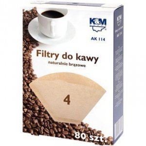 K&M Filtry do kawy 4 80 szt.             AK114