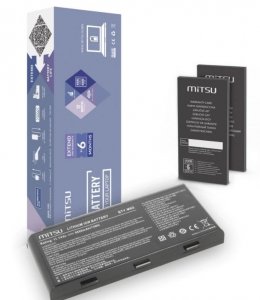 Mitsu Bateria do MSI GT660, GT780, GX780 6600 mAh (73 Wh) 10.8 - 11.1 Volt