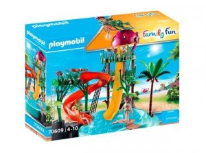 Playmobil Zestaw z figurkami Family Fun 70609 Aqua Park ze zjeżdżalniami