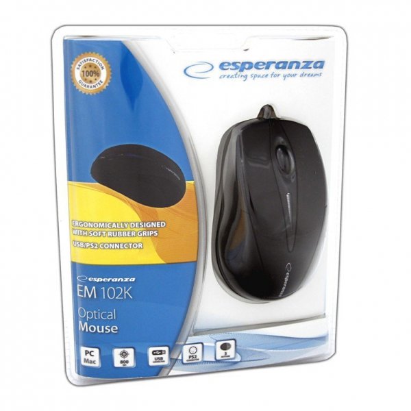 Esperanza Mysz Optyczna EM102K USB SIRIUS