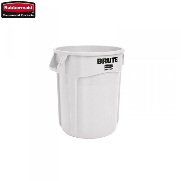 Kontener BRUTE®  37,9L 2610-00 White okrągły z kanałami