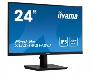 IIYAMA Monitor 24 cale XU2493HSU-B1 IPS.HDMI.DP.2x2W.USB