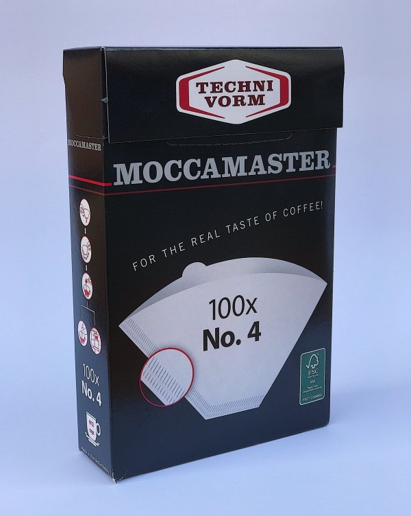 Moccamaster filtry papierowe Nr4 100szt