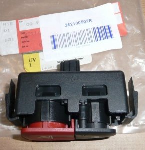 ORIGINAL Warnblinklicht Schalter DACIA Sandero Lodgy RENAULT Thalia Scenic Fluence 252100502R
