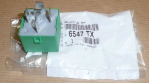ORIGINAL Peugeot Relais Kühlerlüfternachlauf 206 207 306 508 806 , 6547TX