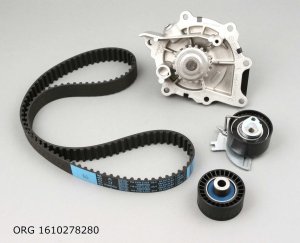 Original Zahnriemensatz Citroen Peugeot 2.0-2.2 BLUEHDI 16V + WP , 1610278280