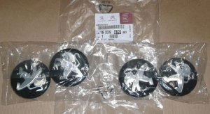 Original Satz Radnabenabdeckung für LM-Felgen für Peugeot 107,108,1007,2008,208,3008,308,5008,508 , 1622961980