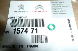 ORIGINAL Ringdichtung O-Ring Citroen C2 C3 XSARA Peugeot 206 207 307 1.4 HDI 1574.71