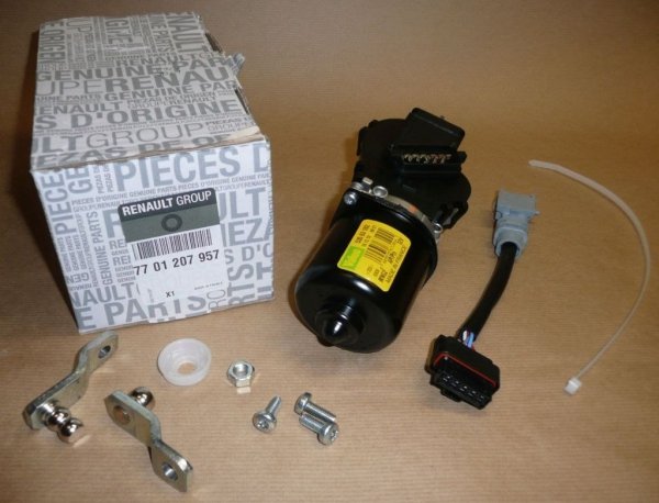 ORIGINAL Wischermotor Scheibenwischer Motor Front vorne für RENAULT KANGOO 7701207957