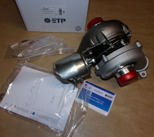 Turbolader  Citroen Peugeot 1.6HDI 109KM , 0375.J6 , 0375J6