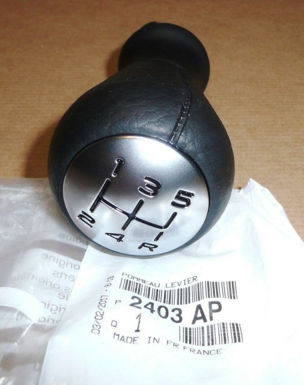 ORIGINAL  Schalthebelknauf Schaltknauf 5 Gang Peugeot 106 206 306 406 2403AP