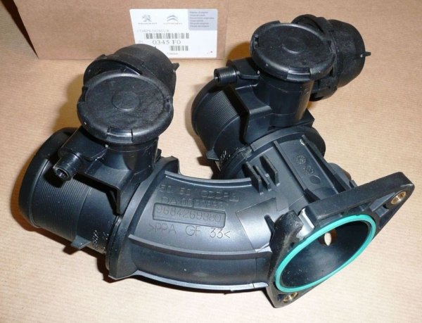 ORGINAL DROSSELKLAPPE  LUFTMENGENMESSER CITROEN C5 PEUGEOT 407 2.0 HDI 0345F0