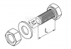 Śruba (komplet) typ SM M6X25 650243 /100szt./