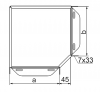 Kolanko 90 st. 100x50mm KKBJ100H50 150201