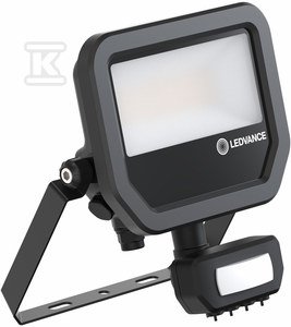 Naświetlacz Floodlight 20 SN P 17W 2K4LM 830 PSSY100 BK Naświetlacz z elastycznym czujnikiem ruchu i światła dziennego, do 2400 lm