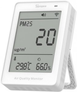Miernik jakości powietrza WiFi LCD Sonoff AirGuard PM2.5 SAWF-07P