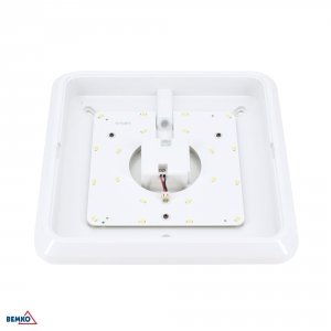 PLAFONIERA LED DORIA 12W 4000K 1000LM IP20 KWADRAT CZ. MIKR. Z FUNKCJĄ PÓŁCIENIA