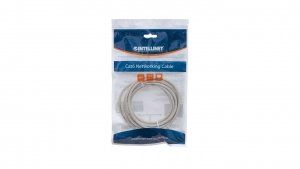 Patchcord Cat6 UTP 5,0M Szary 100 Miedź 336765