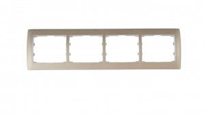SISTENA LIFE Ramka poczwórna pozioma pearl 771504