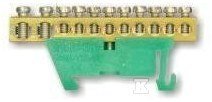 Listwa zerowa TH-35 11/25 zielona