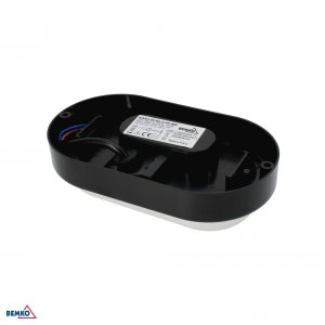 OPRAWA LED KANLO OWALNA 8W 4000K 760LM IP54 CZARNA