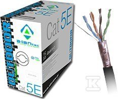 Przewód komputerowy ALANTEC FTP kabel 4x2x24AWG OUTDOOR ŻELOWANY kat.5e KIF5OUTZ305